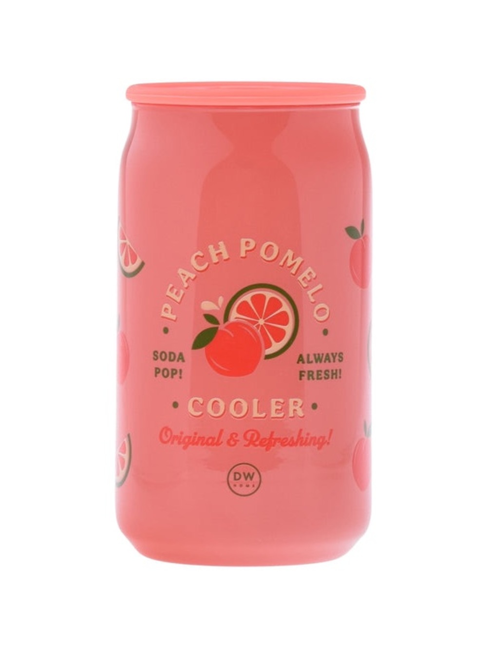 DW Home Peach Pomelo Cooler Mini Scented Candle | Peach Citrus | 6.4 oz